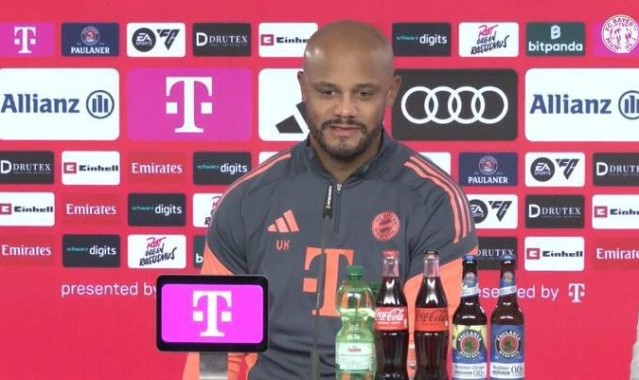 孔帕尼：凯恩将缺战门兴；卡尔状态有起伏很常见我们会支持他