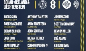 爱游戏APP-苏格兰大名单：罗伯逊、麦克托米奈、蒂尔尼、麦金、吉尔莫在列